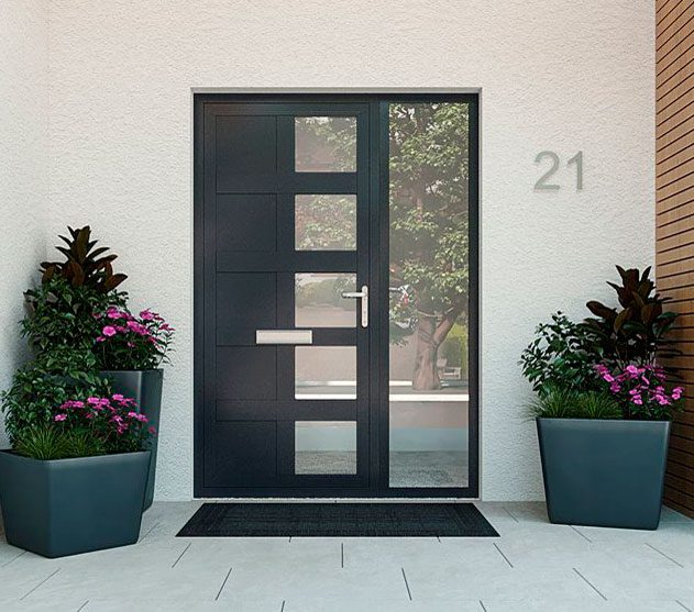 Aluminium-Front-Doors-White-Modern-House-1